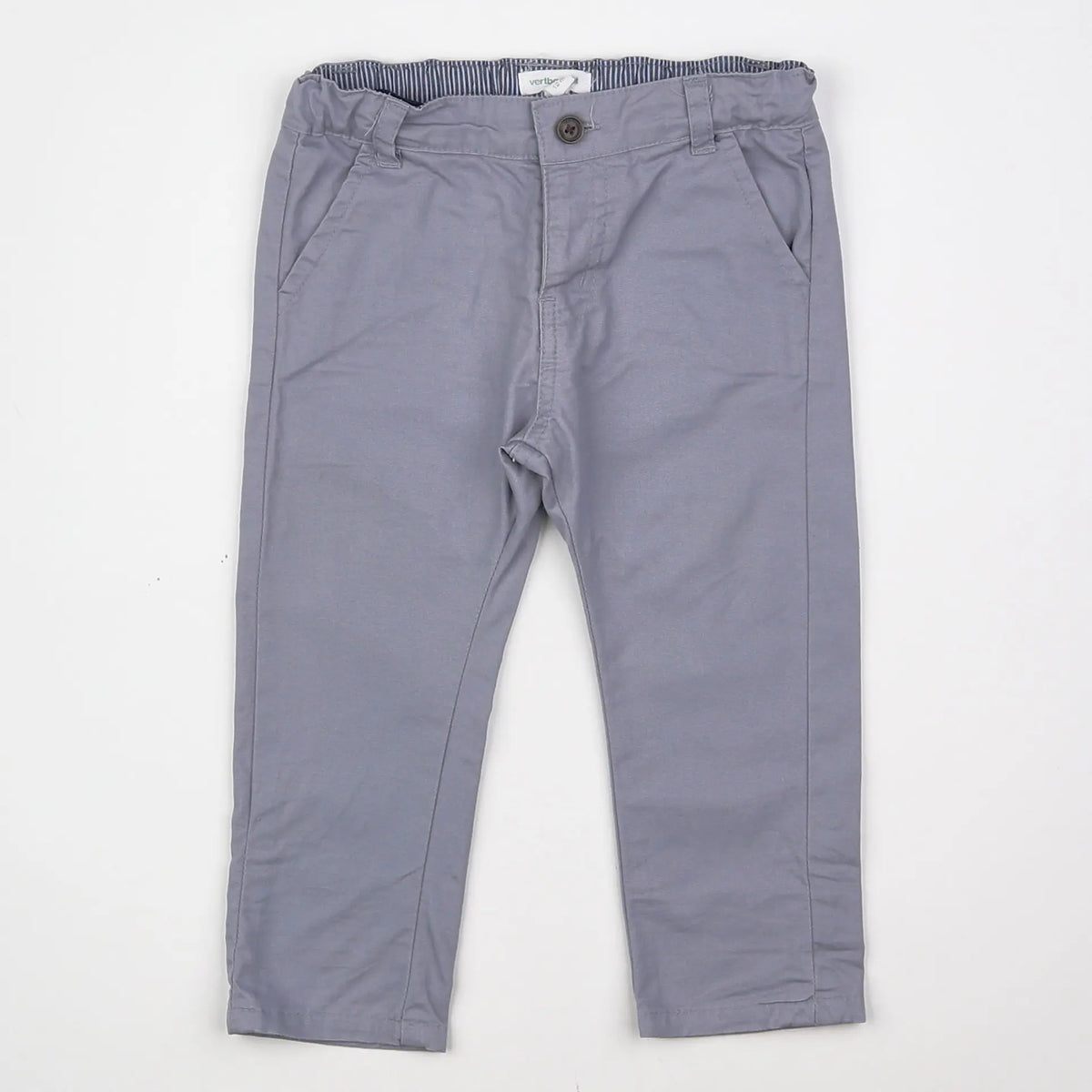 Vertbaudet - pantalon bleu - 12 mois