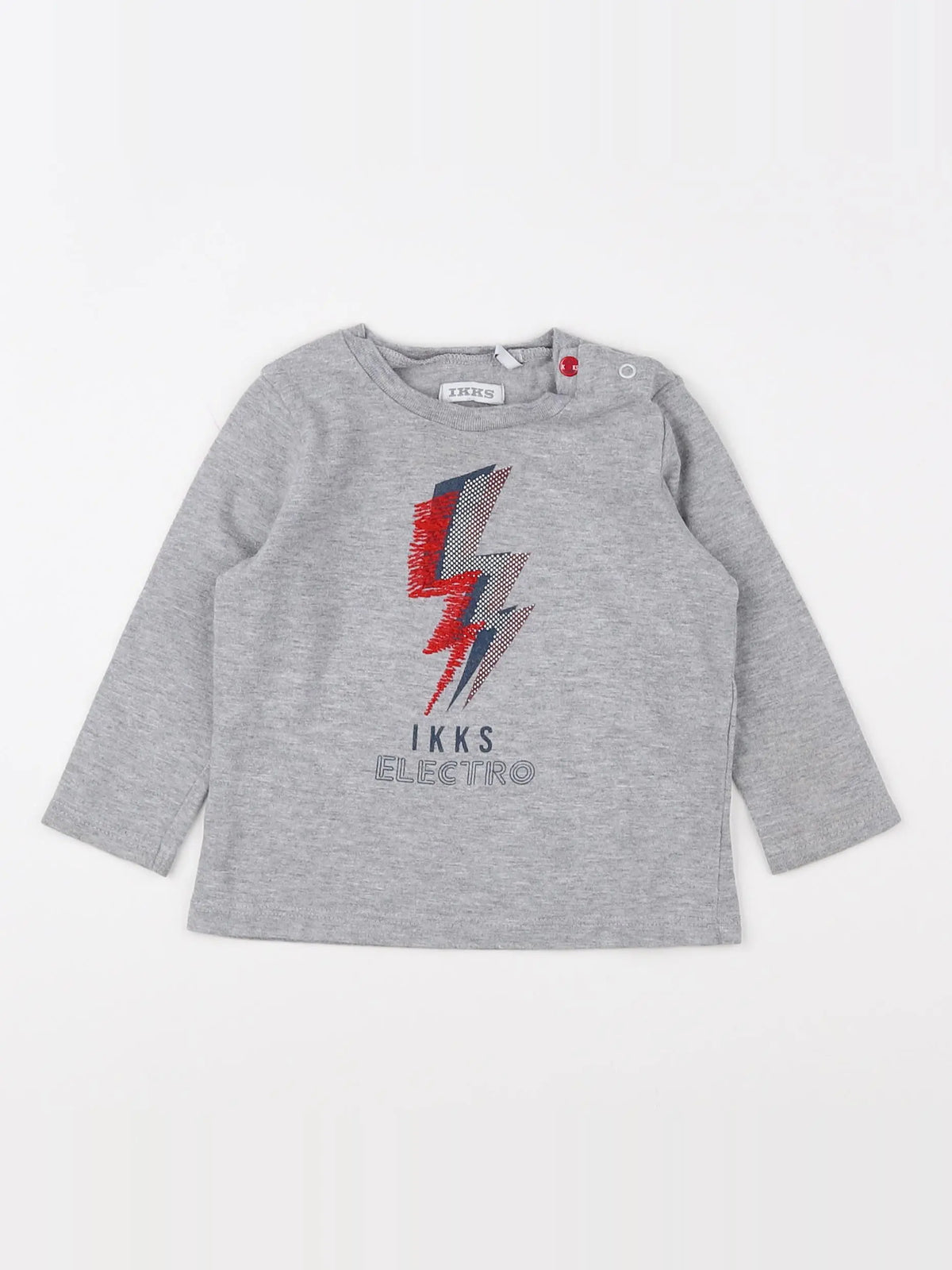 IKKS - tee-shirt gris - 12 mois