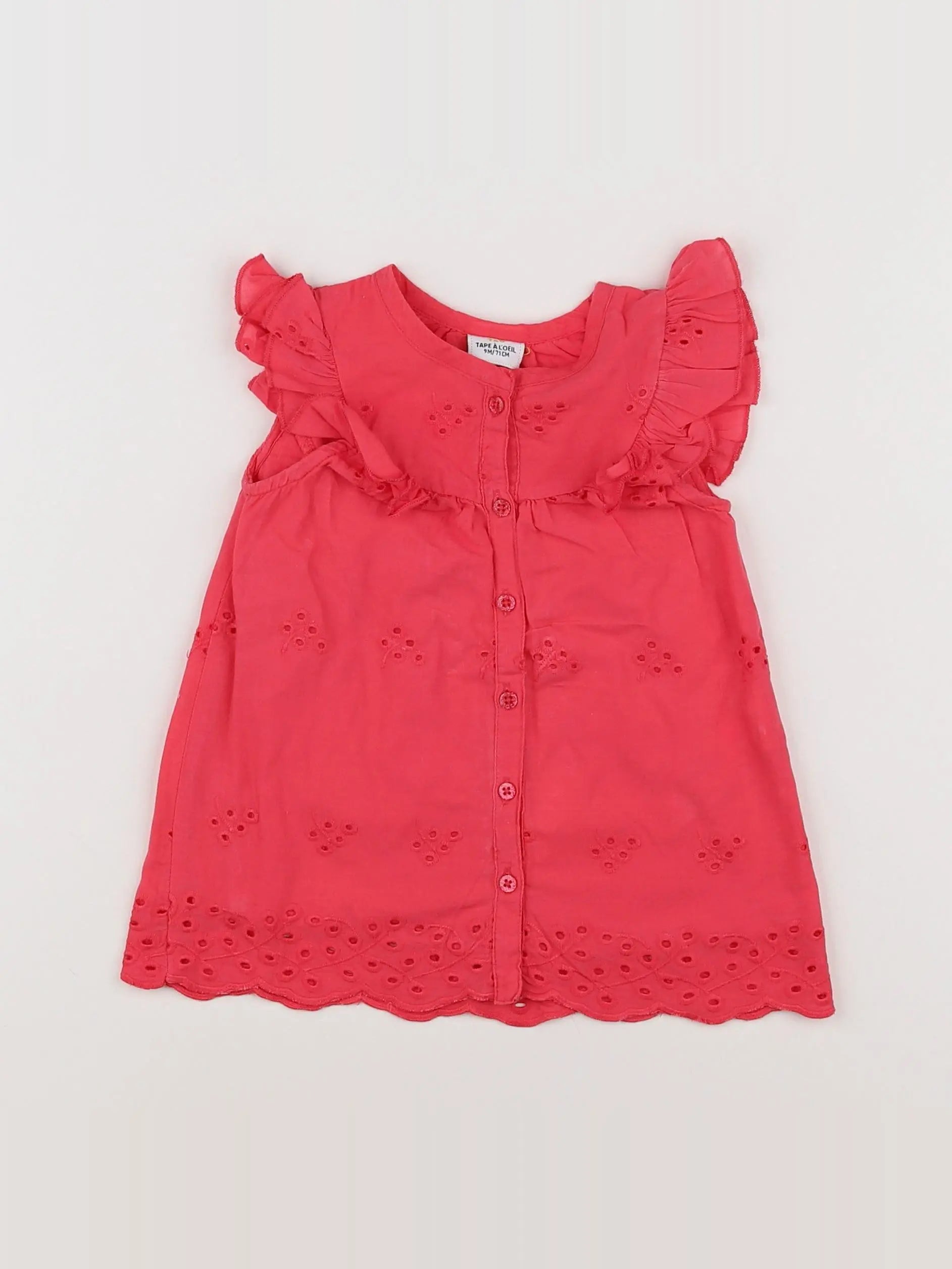 Tape à l'oeil - robe rose - 9 mois