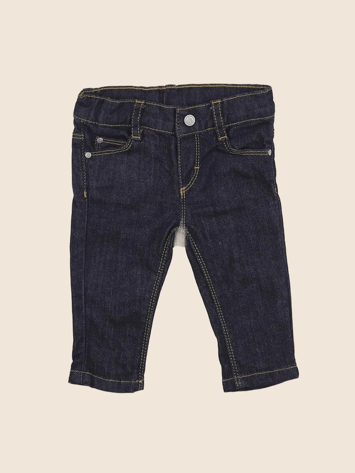 Petit Bateau - jean bleu - 3 mois
