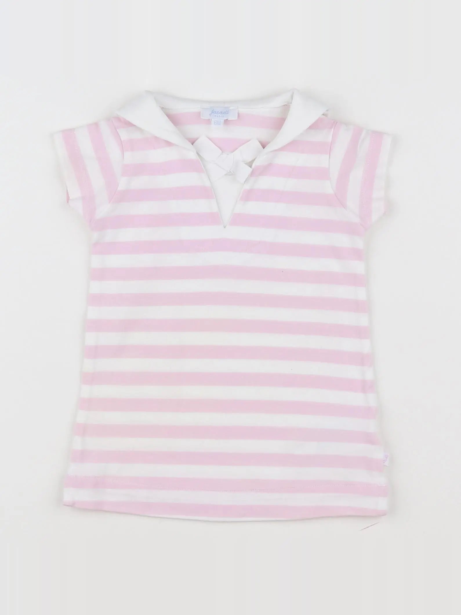 Jacadi - robe blanc, rose - 6 mois