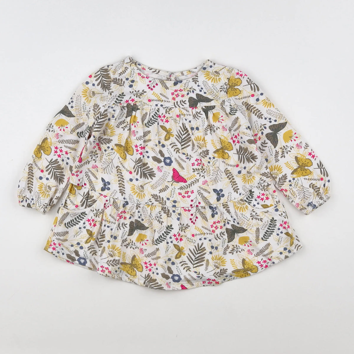 Vertbaudet - robe multicolore - 2 ans