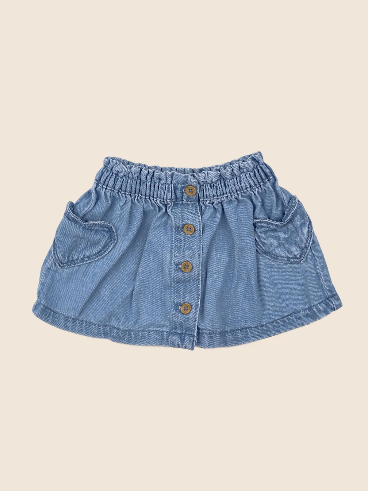 Vertbaudet - jupe bleu - 12 mois