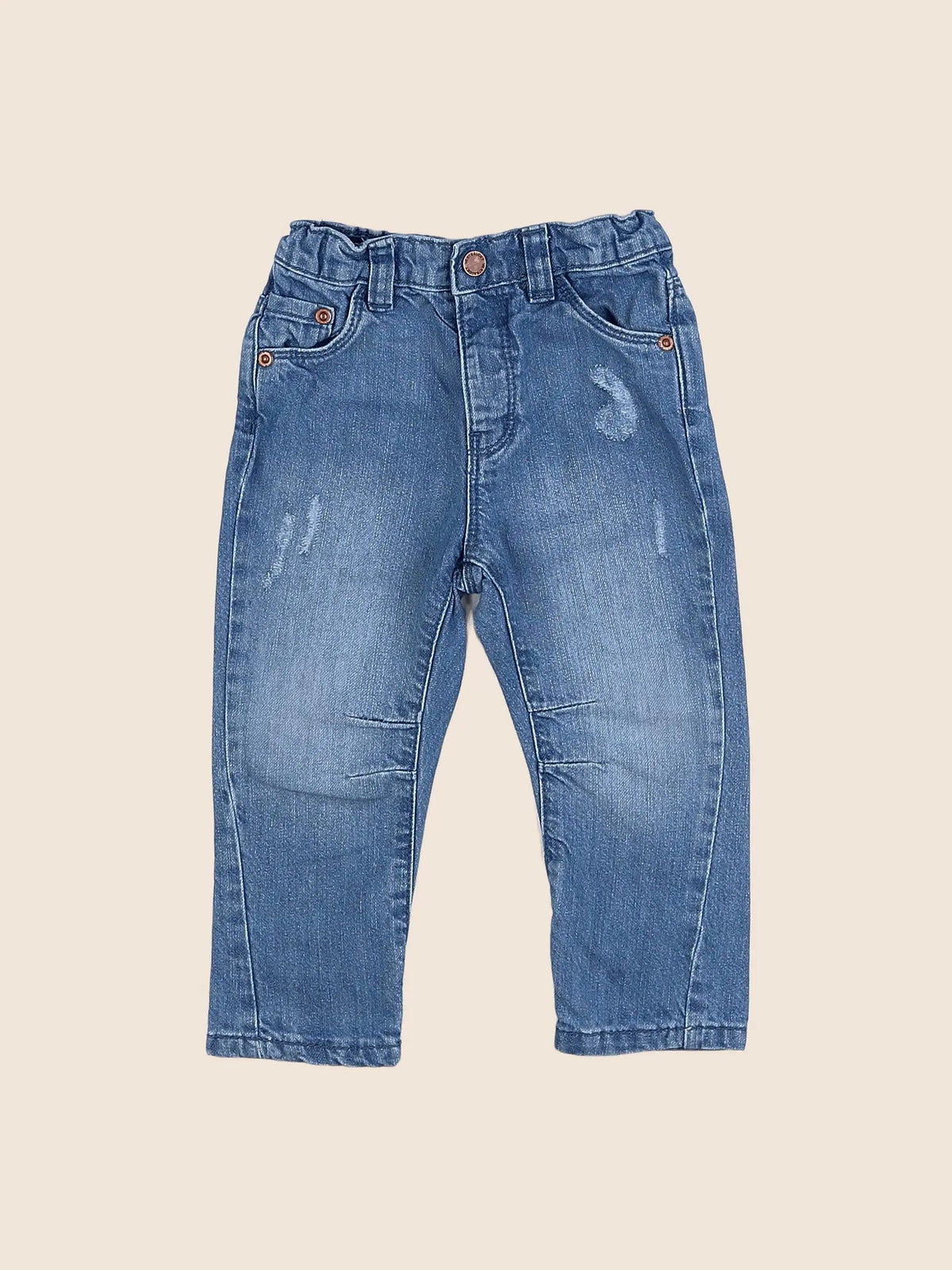 Vertbaudet - jean bleu - 12 mois