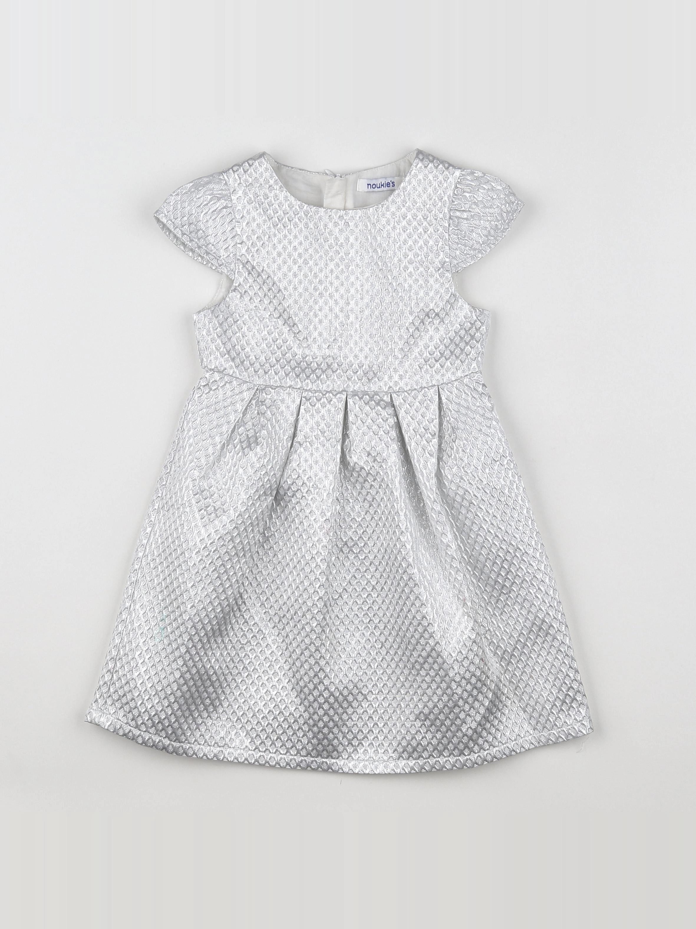 Noukie's - robe argent - 3 ans