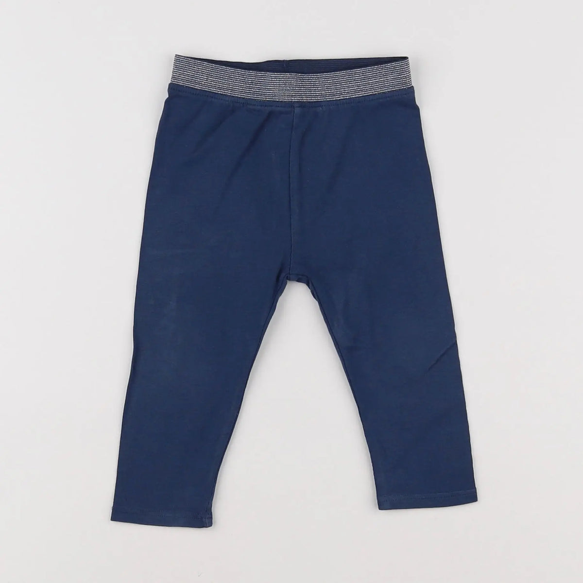Vertbaudet - legging bleu - 12 mois