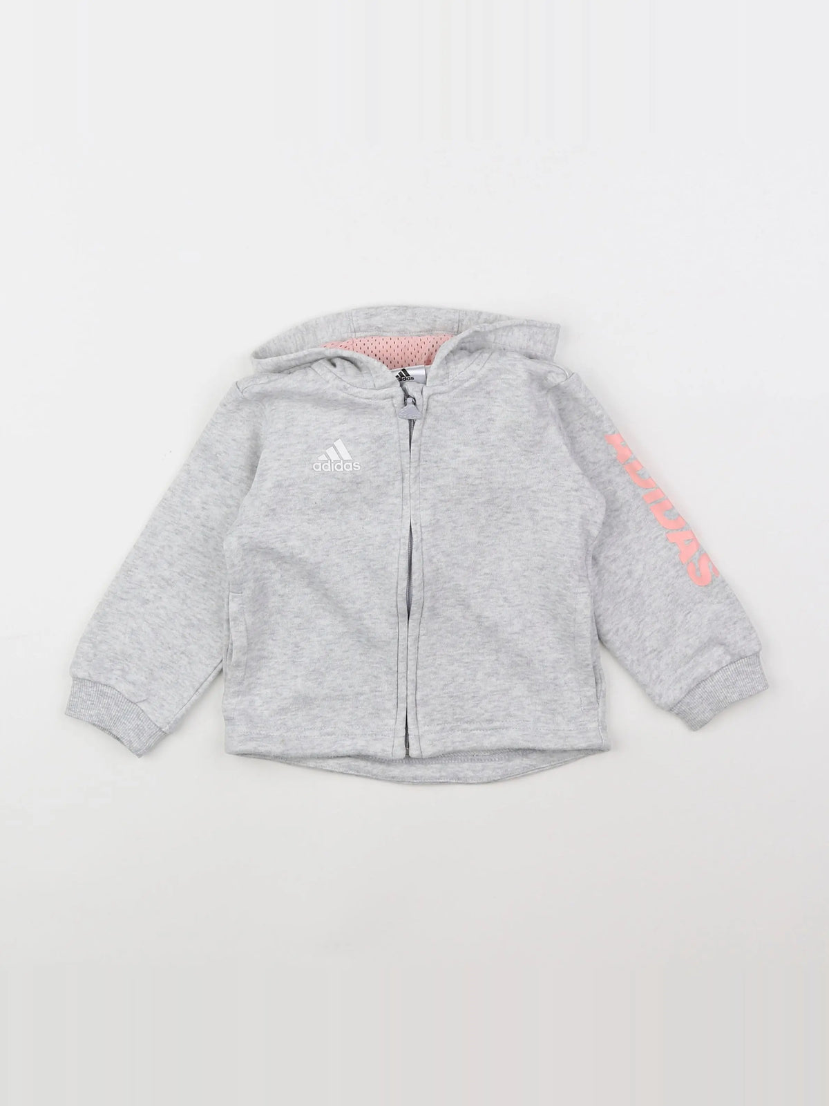 Adidas - sweat gris - 9 mois
