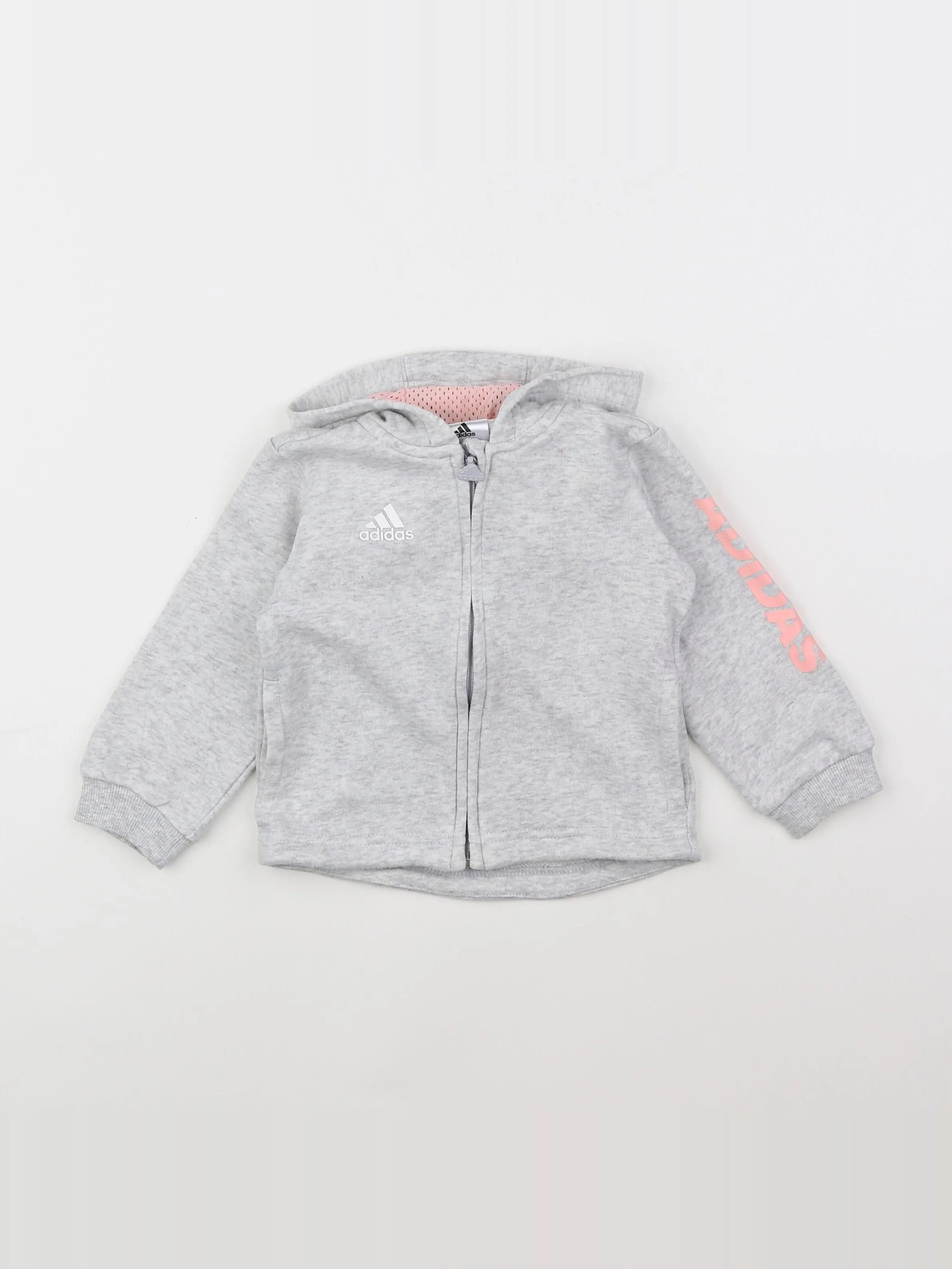 Adidas - sweat gris - 9 mois
