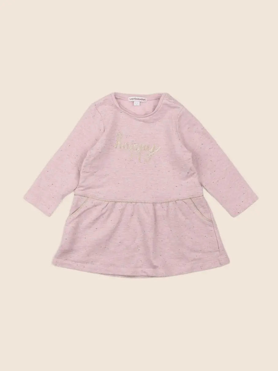 Vertbaudet - robe rose - 18 mois