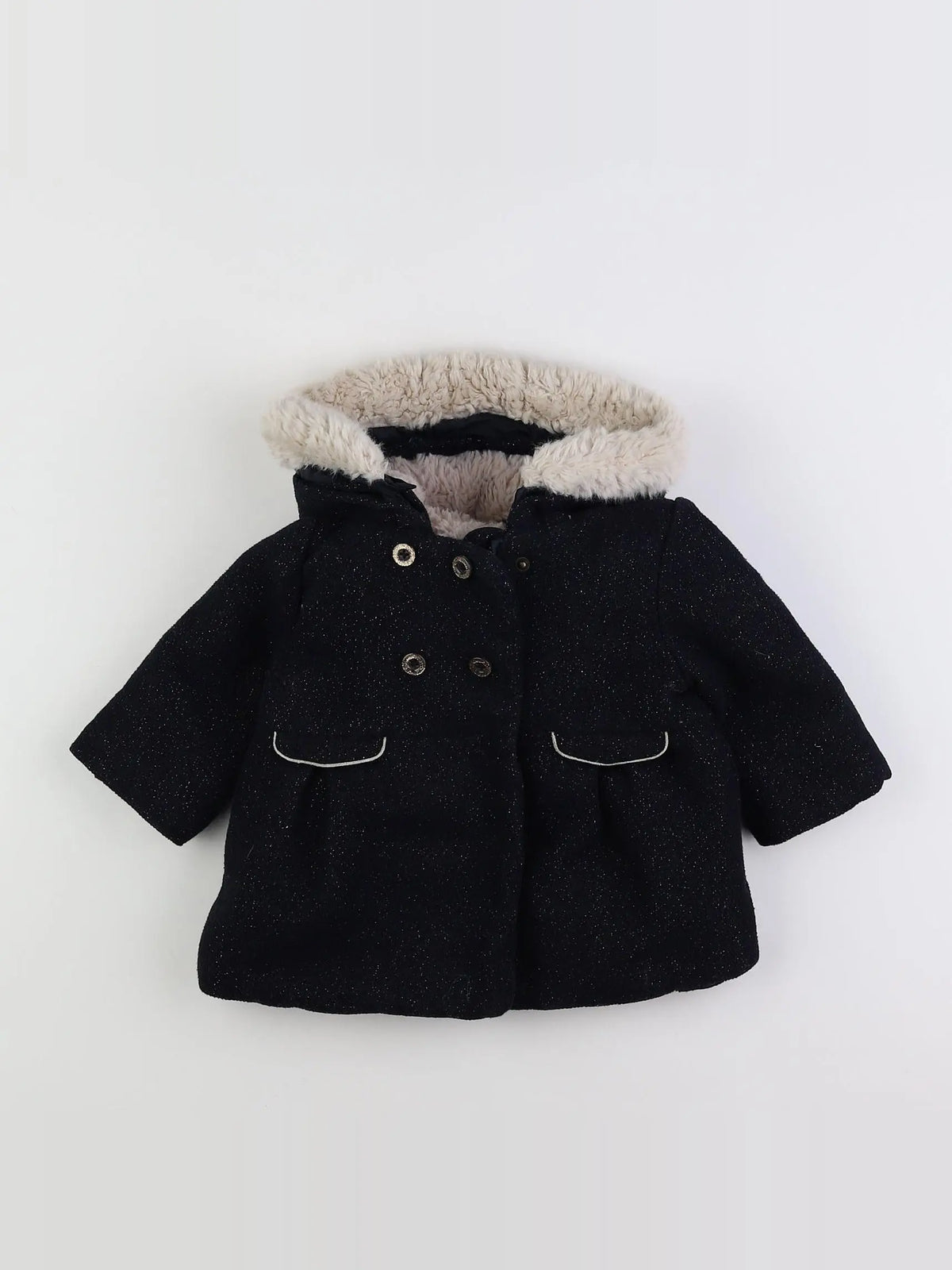 Tape à l'oeil - manteau bleu - 12 mois