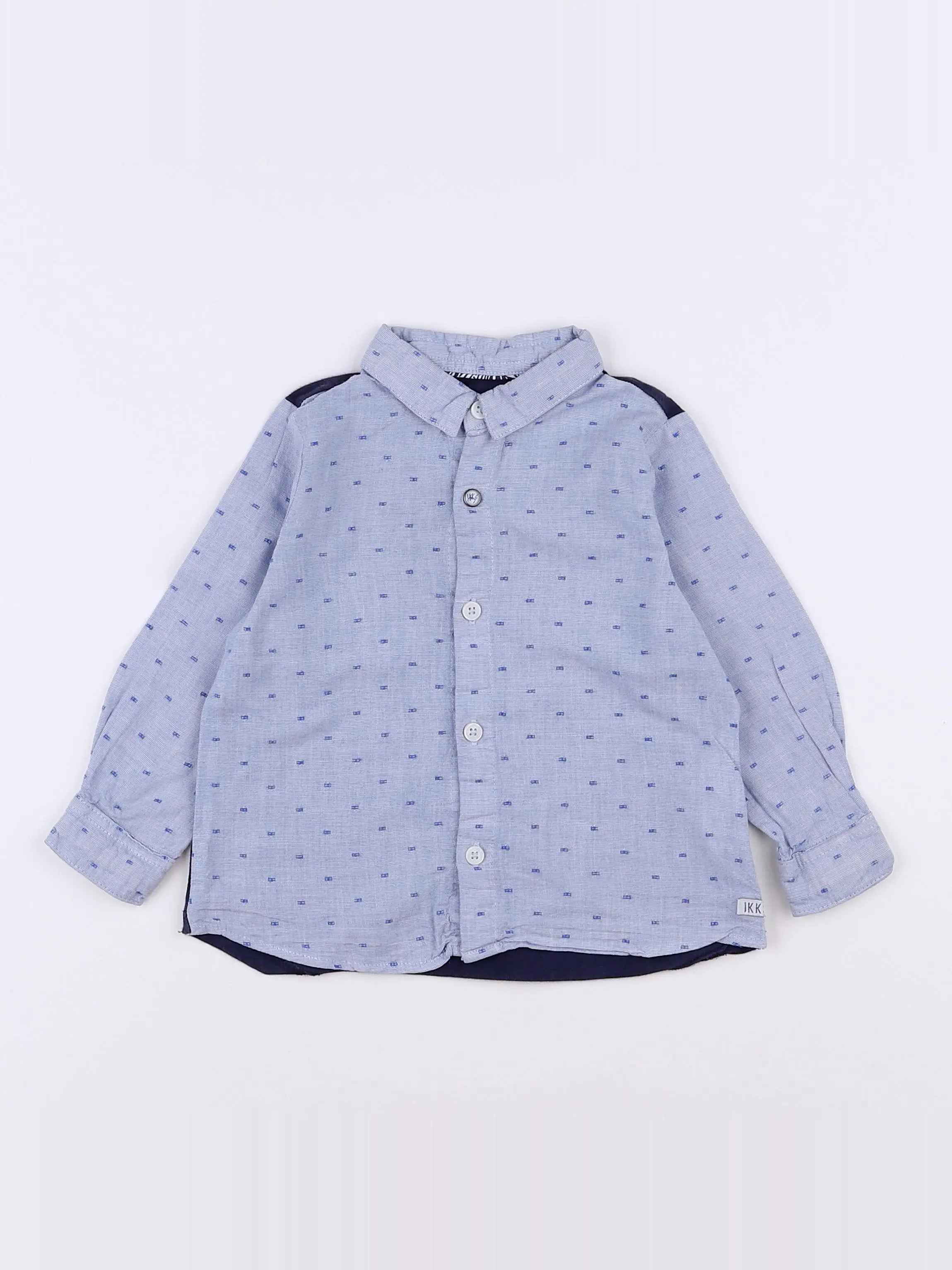 IKKS - chemise bleu - 18 mois