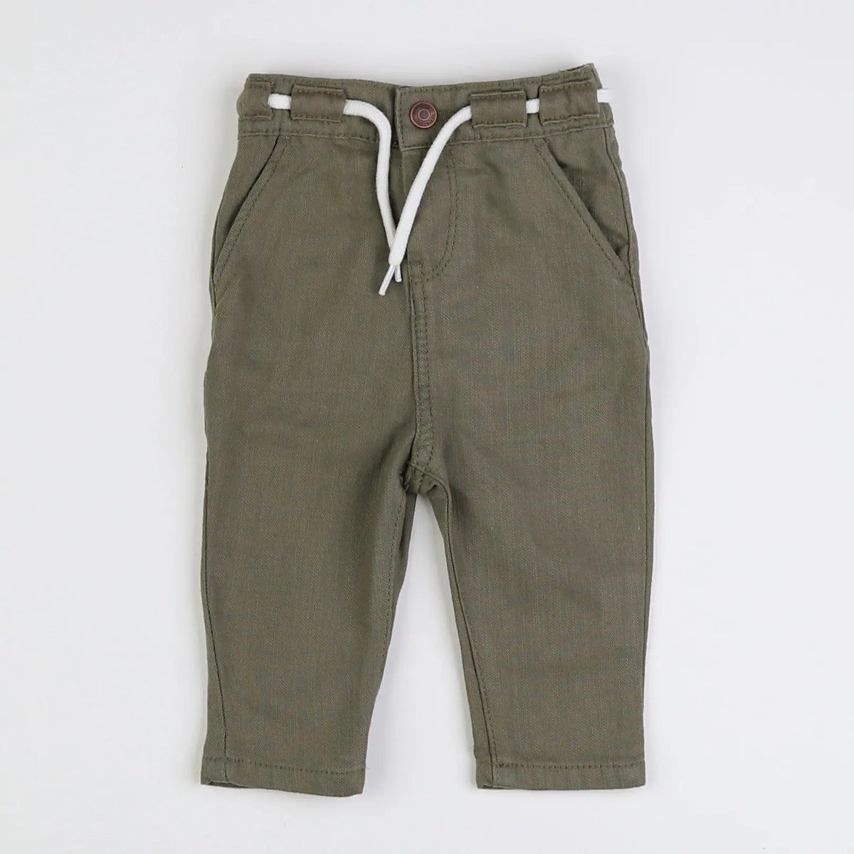 Vertbaudet - pantalon vert - 3 mois