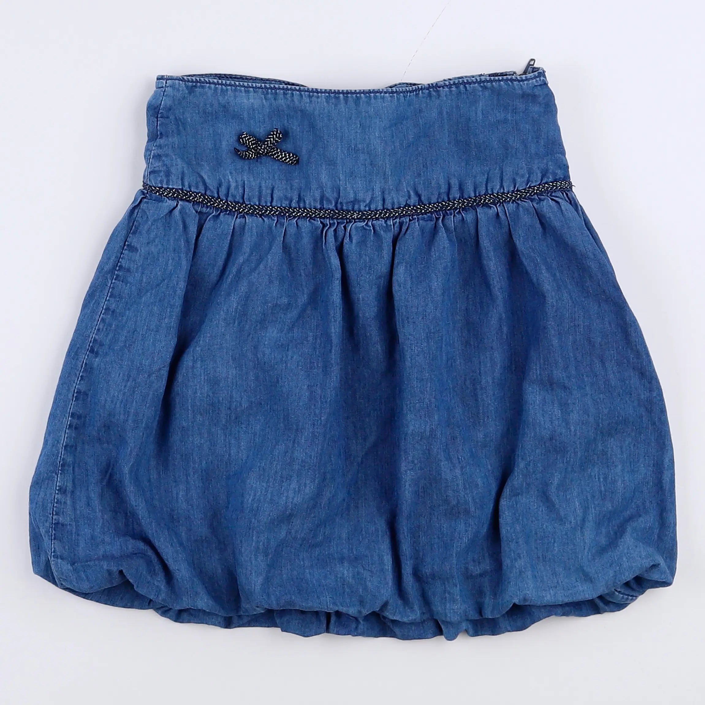 Vertbaudet - jupe bleu - 6 ans